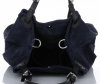Kožené kabelka shopper bag Vittoria Gotti tmavě modrá V90047CH